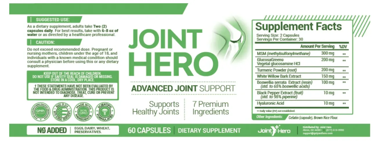 jointhero ingredients
